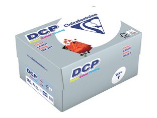 Clairefontaine DCP - Papier ultra blanc - A4 (210 x 297 mm) - 160 g/m² -  1000 feuilles (carton de 4 ramettes)