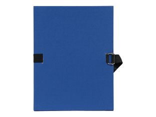 Exacompta - Chemise à sangle - bleu marine