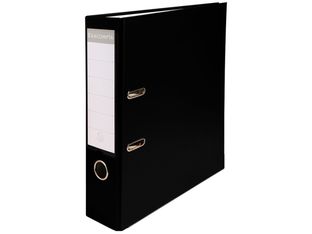 Exacompta - Classeur à levier - Dos 80 mm - A4 - pour 600 feuilles - noir