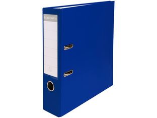 Exacompta - Classeur à levier - Dos 80 mm - A4 - pour 600 feuilles - bleu