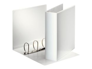 Esselte - Classeur à anneaux personnalisable - Dos 60 mm - A4 - pour 500 feuilles - blanc