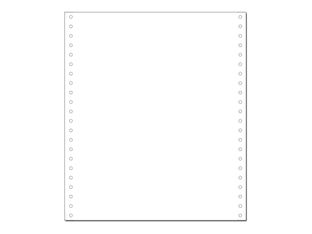 Exacompta - Papier listing blanc - 2000 feuilles 240 mm x 11" - 1 pli bandes Caroll détachabables