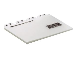 HAN - Pack de 25 intercalaires - A7 - pour boîte à fiches A7