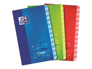 Oxford Infinium - Répertoire 11 x 17 cm - 96 pages - petits carreaux (5x5 mm) - disponible dans différentes couleurs