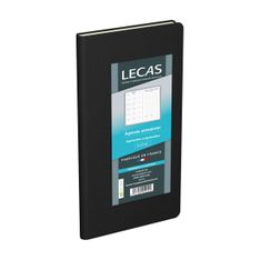 Agenda Lecas Classique - 1 semaine sur 2 pages - 9 x 17 cm - différents modèles disponibles