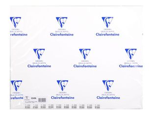 Clairefontaine Acrylic - Papier à dessin - 50 x 65 cm - blanc