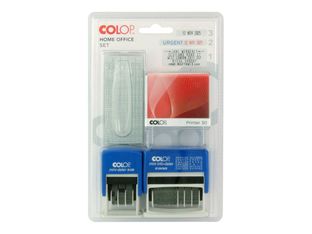 Colop - Kit de tampons à faire soi-même : Printer 30, mini dateur S120 et mini dateur multiformules