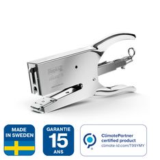 Rapid - Pince Agrafeuse Classic K1 chromée - capacité de 50 feuilles - agrafes 26/6 ou 26/8+