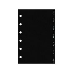 Exacompta Exatime 14 - Recharge pour organiseur - index alphabétique - 8,1 x 12,6 cm