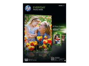HP - Papier photo semi-glacé - A4 - 200 g/m² - 25 feuilles