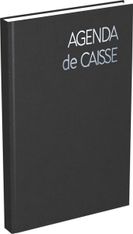 Agenda Perpétuel de Caisse - 1 jour par page - 14 x 22 cm - noir - Lecas