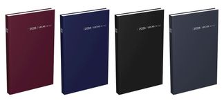 Lecas Carré Euro Centimes - Agenda 1 jour par page - 14 x 22 cm - disponible dans différentes couleurs