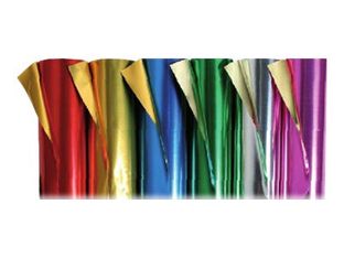 Clairefontaine - Papier aluminium double face - rouleau 80 x 50 cm - 90 g/m² - or