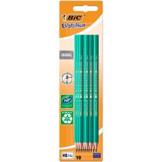 BIC ECOlutions EVOLUTION 650 - Pack de 10 Crayons à papier - HB