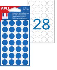 Apli Agipa - 168 Pastilles adhésives - bleu - diamètre 15 mm - réf 111842