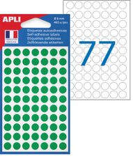 Apli Agipa - 462 Pastilles adhésives - vert - diamètre 8 mm - réf 111831