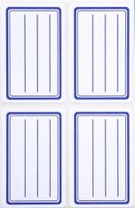 Apli Agipa - 32 Étiquettes scolaires cadre et lignes bleus - 36 x 56 mm - réf 111977