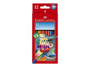 Faber-Castell - 12 Crayons de couleur aquarellables