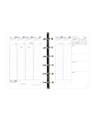 Recharge pour organiseur Minitimer - 1 semaine sur 2 pages - 9 x 12,5 cm - Quo Vadis