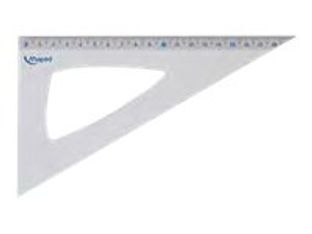 Maped - Équerre - 21 cm - 30°, 60° - aluminium