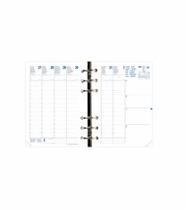 Recharge pour organiseur Compactimer - 1 semaine sur 2 pages - 11,5 x 16 cm - Quo Vadis