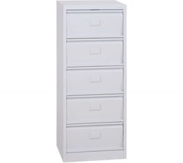 Colonne à clapets - L41 x H104 x P35 - 5 clapets - gris clair