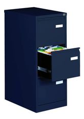 Classeur métallique monobloc professionnel - 3 tiroirs - H102 x L41 x P62 cm - anthracite