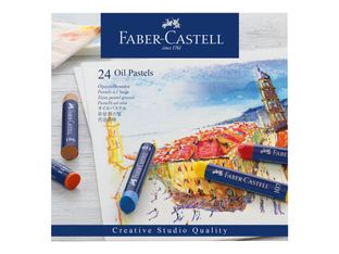 Faber-Castell Creative Studio - 24 pastels à l'huile - couleurs assorties