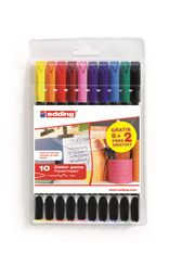 Rotuladores Edding 1200 estuche de 10 colores – Punta fina de fi
