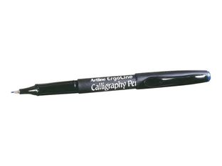 Artline - Marqueur permanent Calligraphie - pointre fibre fine - noir