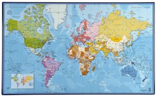 Viquel - Sous-main Mappemonde - 59,8 x 36,5 cm