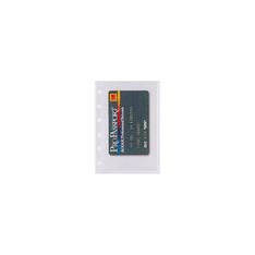 Exacompta Exatime 14 - Recharge pour organiseur - 5 pochettes cartes de visite - 8,1 x 12,6 cm