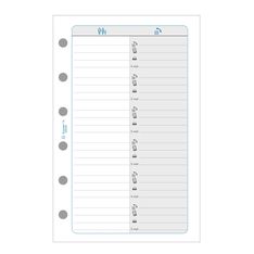 Exacompta Exatime 14 - Recharge pour organiseur - adresses/téléphones - 8,1 x 12,6 cm