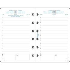 Exacompta Exatime 14 - Recharge pour organiseur - 1 jour par page - 8,1 x 12,6 cm