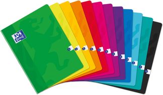 Oxford - Cahier 24 x 32 cm - 96 pages - grands carreaux (Seyes) - disponible dans différentes couleurs