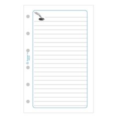 Exacompta Exatime 17 - Recharge pour organiseur - notes - 10,5 x 17,2 cm