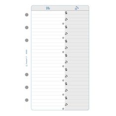 Exacompta Exatime 17 - Recharge pour organiseur - adresses/téléphones - 10,5 x 17,2 cm