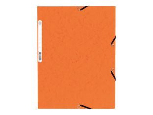 Exacompta Nature Future - 10 Chemises à 3 rabats - A4 - pour 250 feuilles - orange
