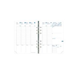 Recharge pour organiseur Timer 21 Planning - 1 semaine sur 2 pages - 15 x 21 cm - Quo Vadis