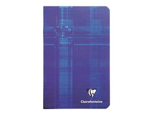 Clairefontaine - Carnet 11 x 17 cm - 96 pages - petits carreaux (5x5 mm) - disponible dans différentes couleurs