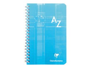 Clairefontaine - Répertoire à spirale 11 x 17 cm - 100 pages - petits carreaux (5x5 mm) - disponible dans différentes couleurs