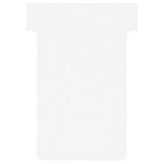 Nobo - 100 Fiches en T - Taille 2 - blanc