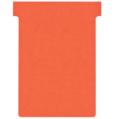 Nobo - 100 Fiches en T - Taille 3 - rouge
