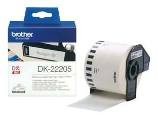 Brother DK-22205 - papel térmico - Rodillo (6,2 cm x 30,5 m)