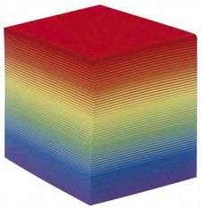 Quo Vadis - Recharge pour bloc cube - arc en ciel