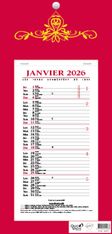 Quo Vadis Skytos - Calendrier bloc mensuel - 16 x 33,5 cm - disponible dans différentes couleurs