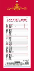 Quo Vadis Skytos - Calendrier bloc mensuel - 20 x 41,5 cm - disponible dans différentes couleurs