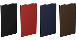 Agenda Classique à l'italienne - 1 semaine sur 2 pages - 9 x 17 cm - disponible dans différentes couleurs - Lecas