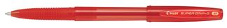 Pilot SuperGrip G - Stylo à bille - rouge - 1 mm