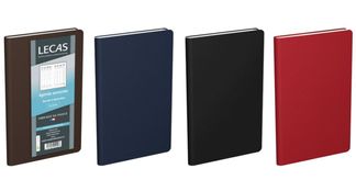 Agenda de poche Classique - 1 semaine sur 2 pages - 9 x 13 cm - disponible dans différentes couleurs - Lecas